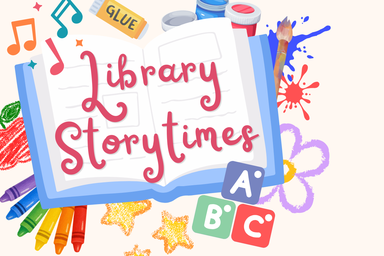 Library Storytimes resuming announcement for 2026.