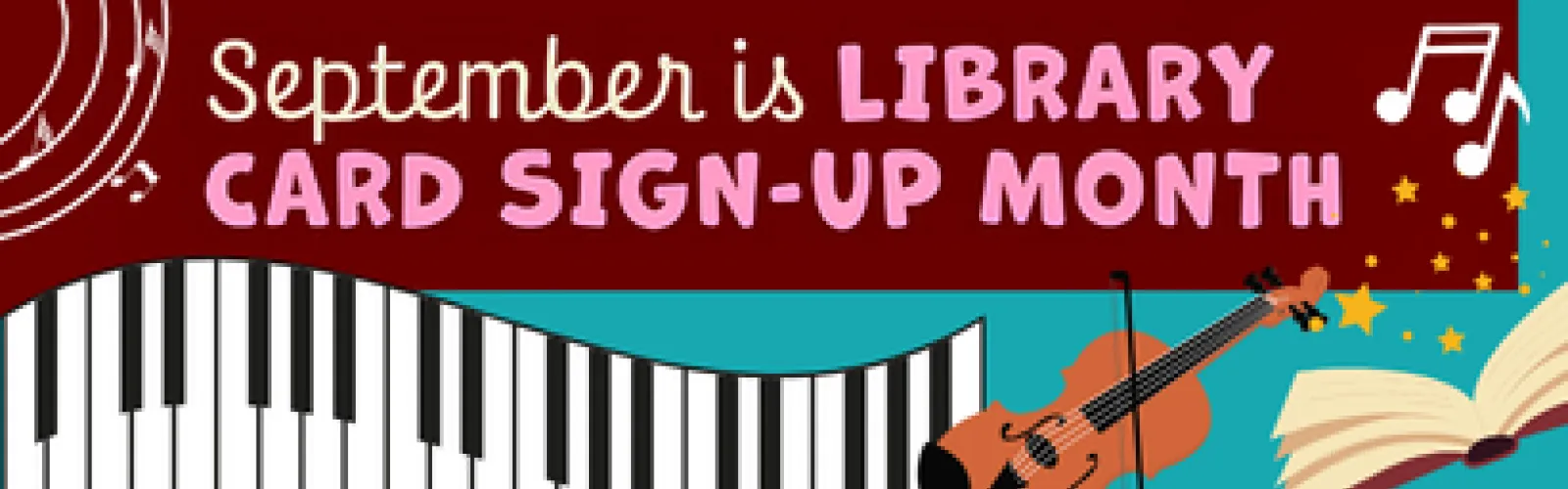 Library Card Sign-up Month with the Brown County Public Library announcement.