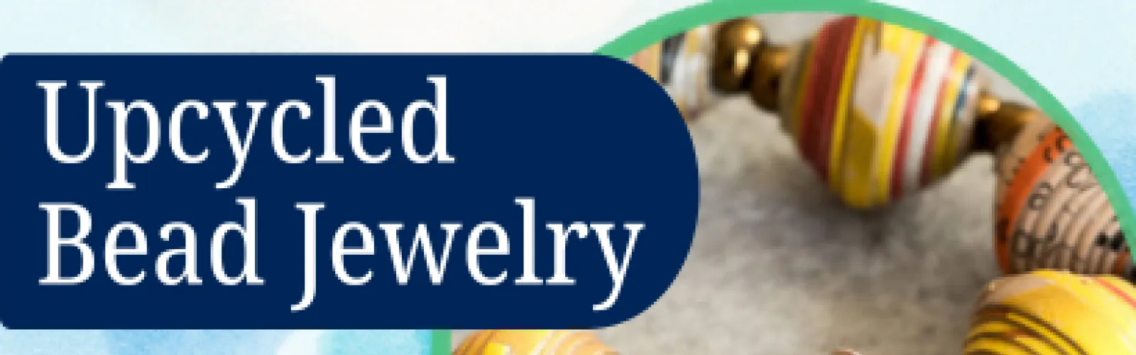 Upcycled bead necklace