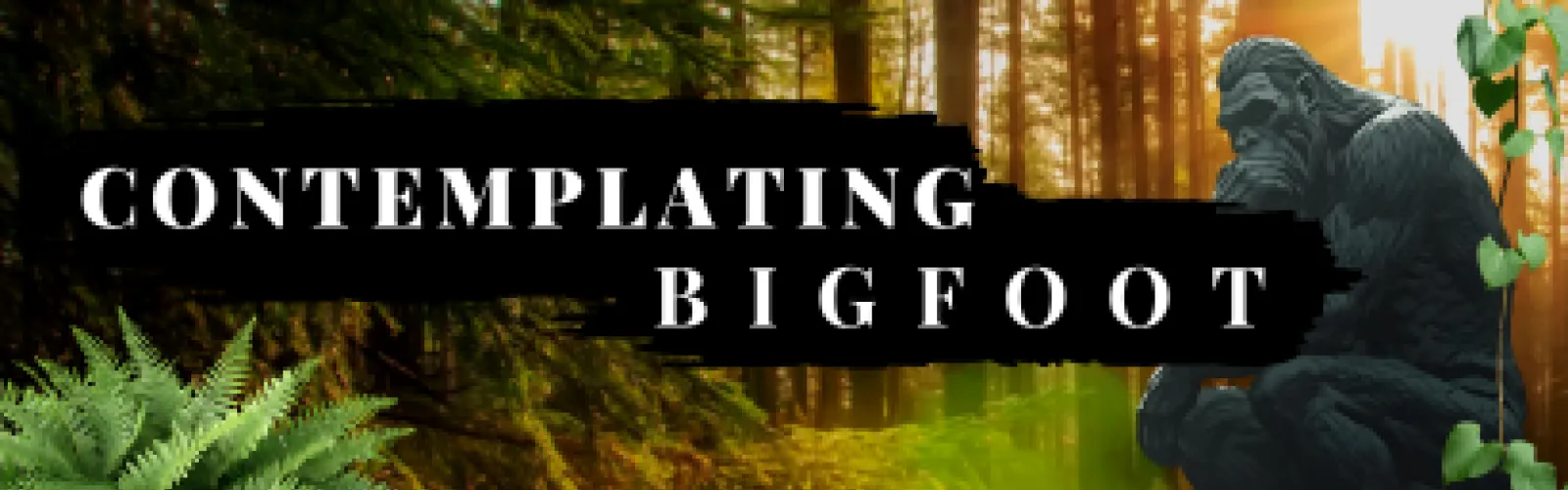 Contemplating Bigfoot program announcement for Mt. Orab Library.