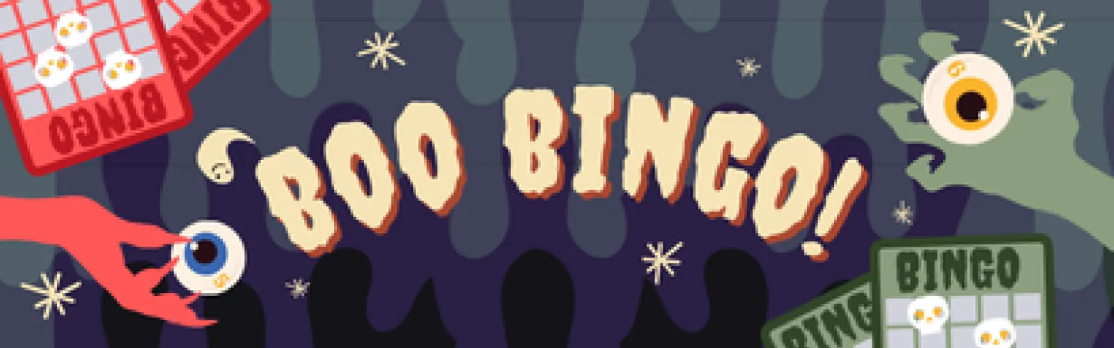 Boo Bingo program announcement for the Mt. Orab Library.