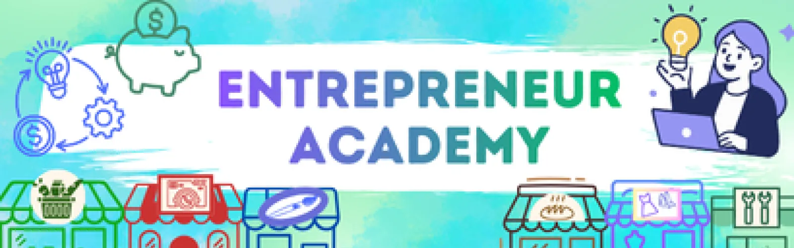 Entrepreneur Academy program announcement for Mt. Orab Library.