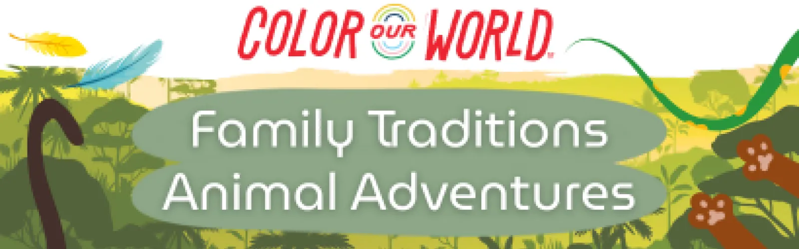 Family Traditions Animal Adventure program at Mt. Orab Library announcement.