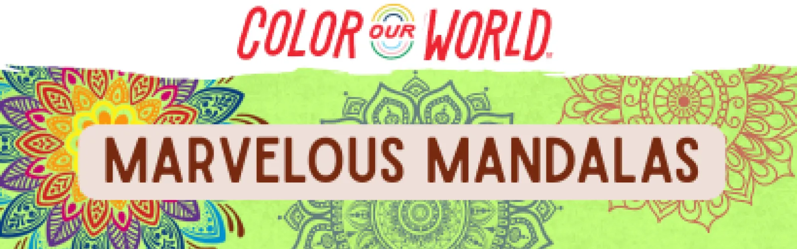 Marvelous Mandalas event at Mt. Orab Library announcement.