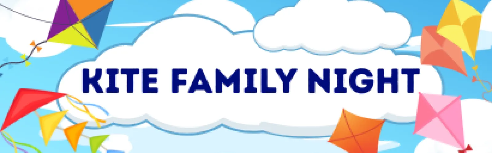 Kite Family Night program announcement for Mt. Orab Library.